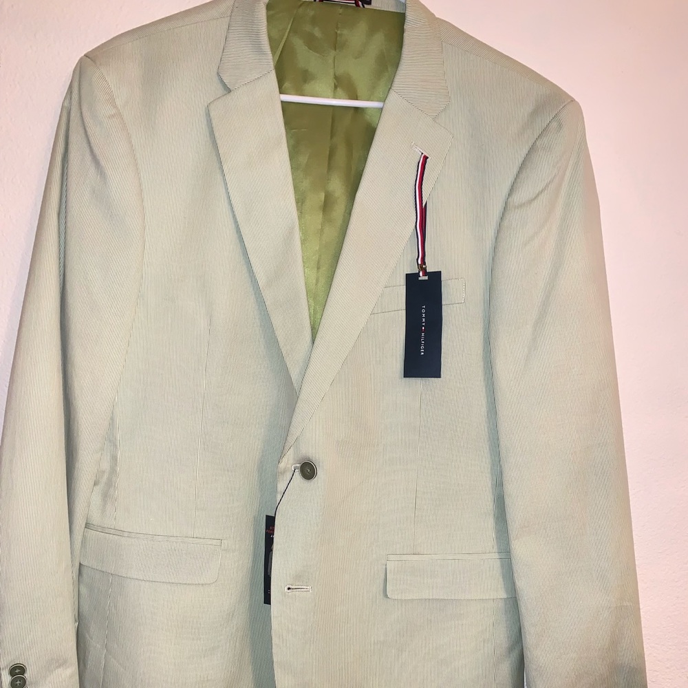 Tommy Hilfiger Green Blazer Performance Jacket 42